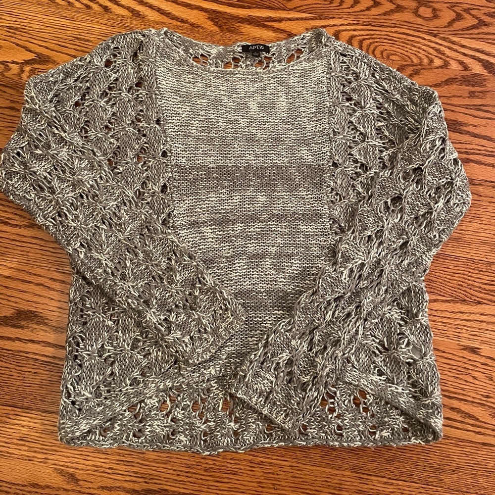 Grey chunky sweater size S